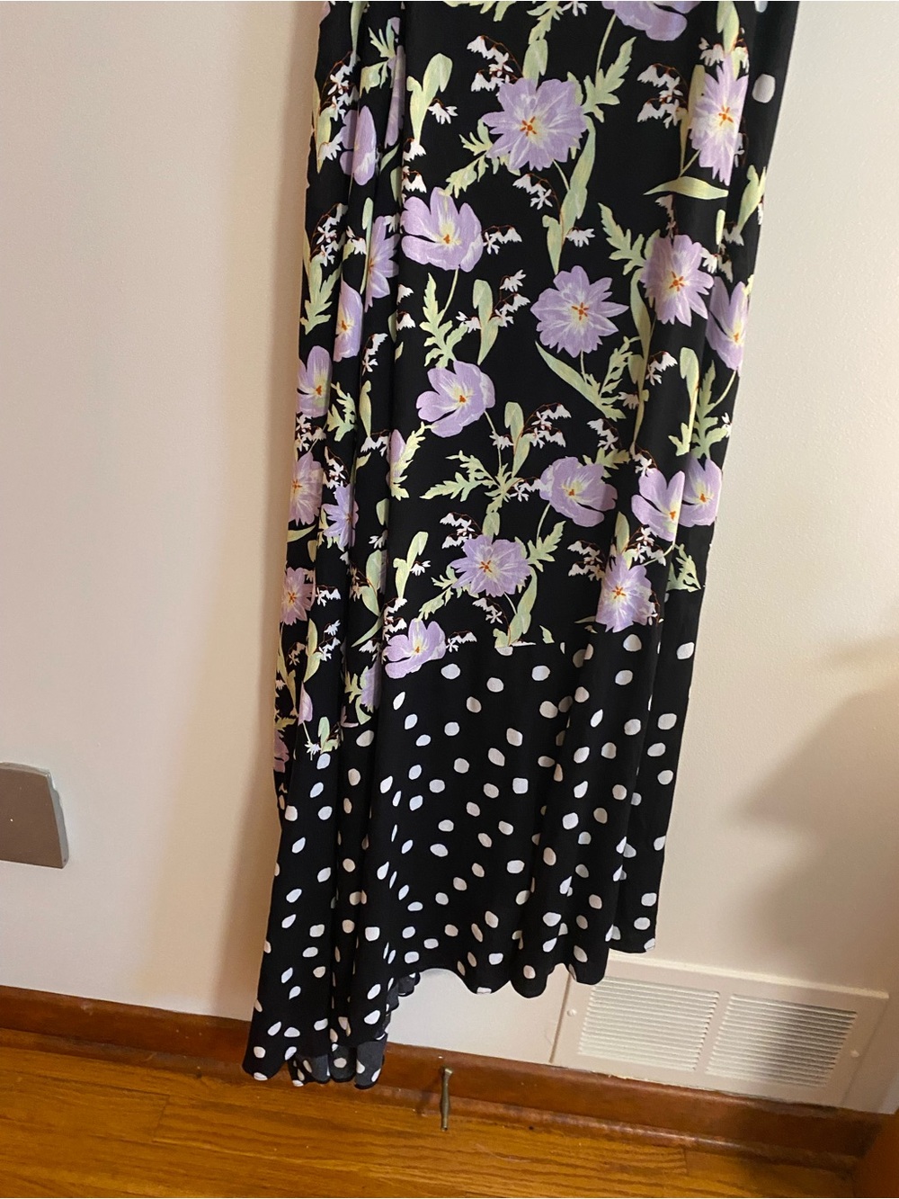 Urban Outfitters Asymmetrical Midi Puff Sleeve Dress - Picture 5 of 9